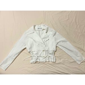 Zara Lapel Collar Poplin Shirt